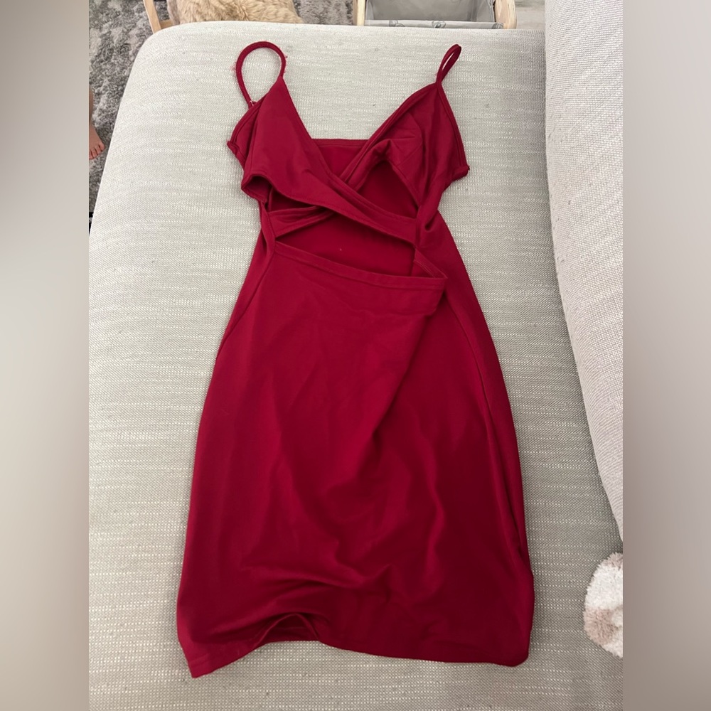 women’s red dress